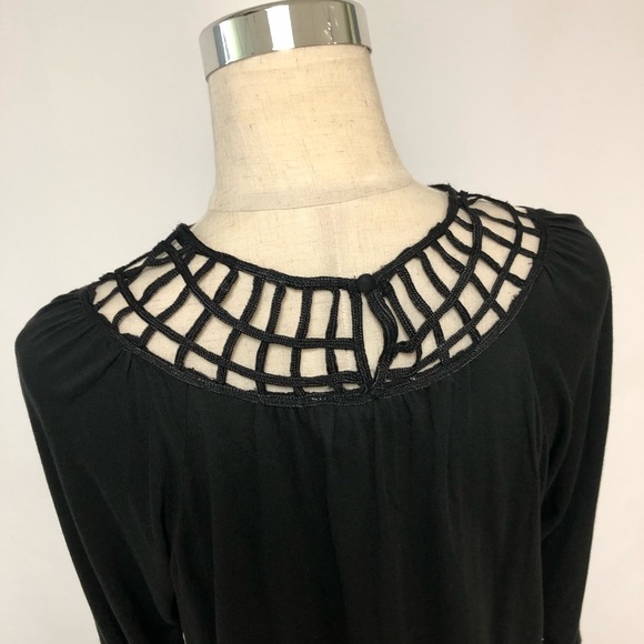 Anthropologie Graciela Black Blouse Women’s Size XS - Picture 7 of 12
